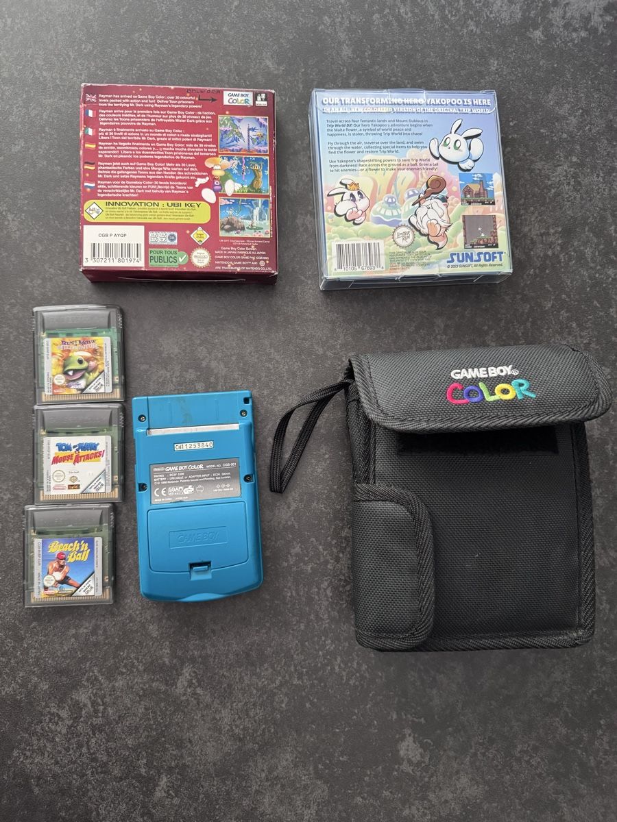 Nintendo Console: Gameboy Color + Games + Tasche – Usato da Rheinfelden venduto da lexaner 1