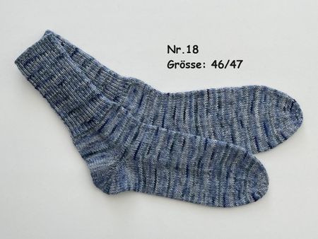 Socken handgestrickt  Gr.46/47   Nr.18