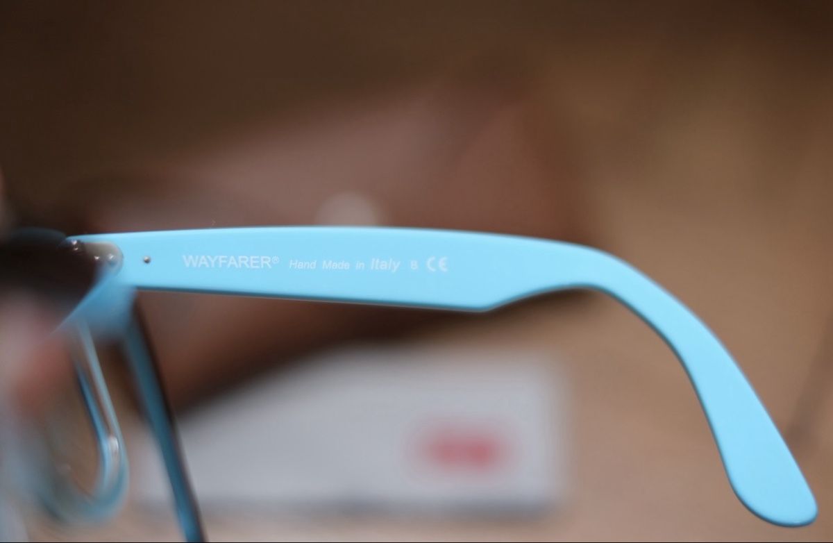 Ray-Ban Brillen & Gläser: Ray-Ban Wayfarer Brille schwarz hellblau – Gebraucht aus Bern von mel_ko 1