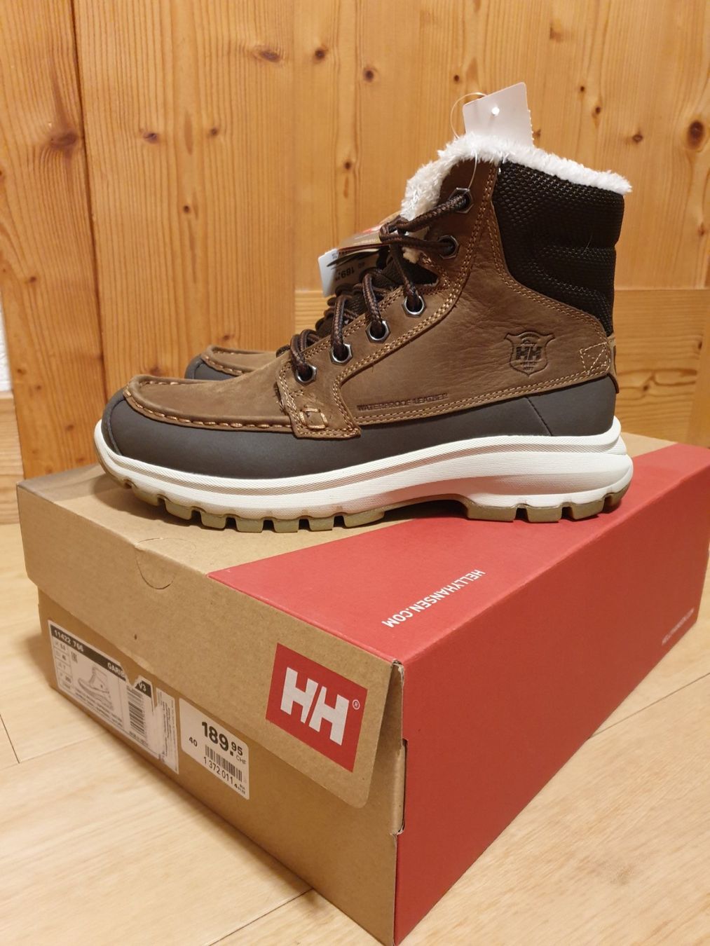 Helly Hansen Scarpe da uomo: HH HellyHansen Schuhe WaterProof Leather Gr. 40 – Nuovo (secondo la descrizione) da Val D Illiez venduto da SnowRoof