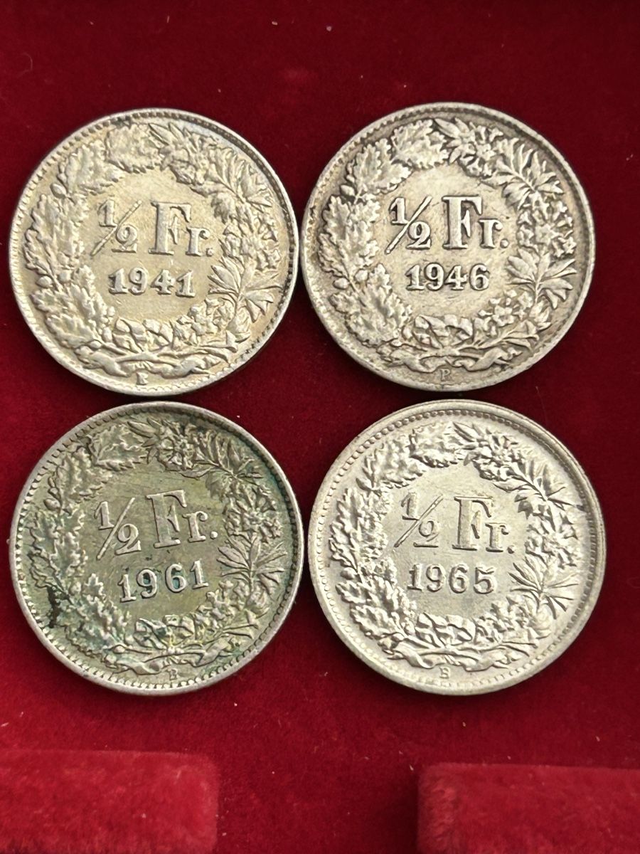 Alle Münzen: Highlight Lot Silber 50 Rappen – Gebraucht aus Büttikon AG von Rcook