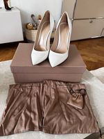 Originale Gianvito Rossi Heels in weiß, neu & ungetragen