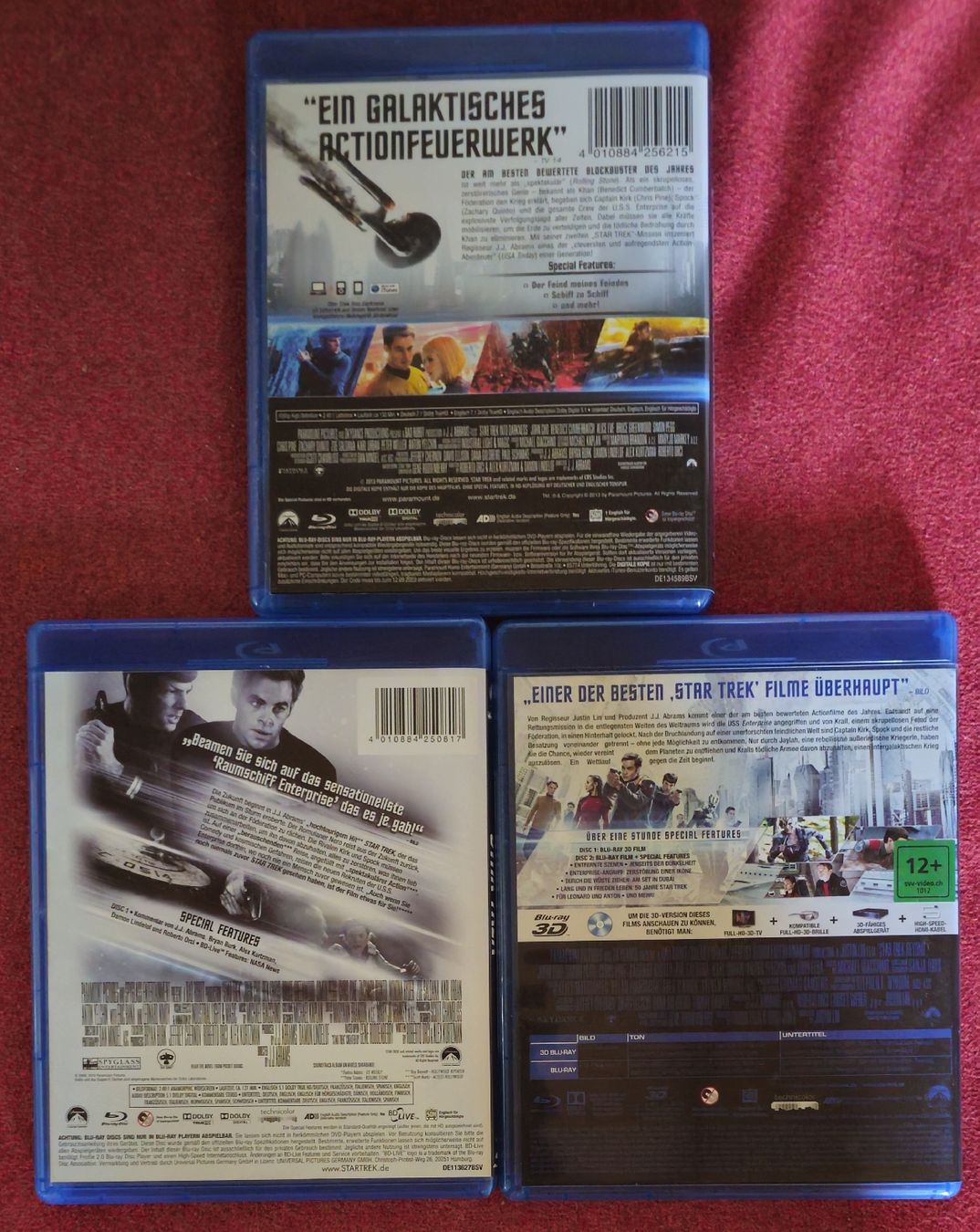Alle DVDs: Star Trek Blu-rays 3er Set – Gebraucht aus Auslikon von pacomugi 1
