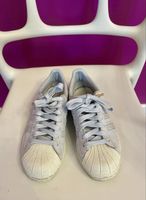 Adidas Superstar vintage, baby blue leather, T 36.5 🩵