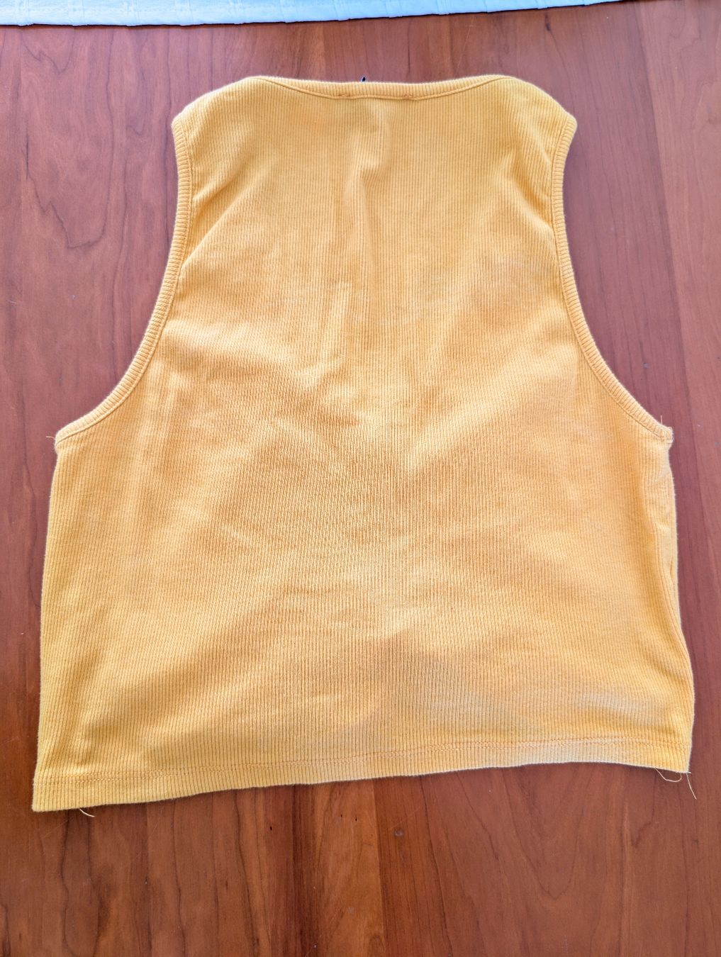 Pull&Bear Top: Pull&Bear Crop Top, Gr. M, Senfgelb, Elastisch – Usato da Wädenswil venduto da coconut1289 1