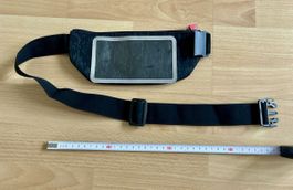 Ceinture de course à pied ajustable, noire, comme neuf