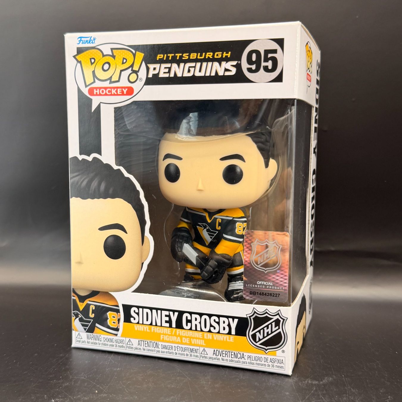 Funko Statuette: Funko Pop! NHL Sidney Crosby 95 – Usato da Düdingen venduto da Nerdworld