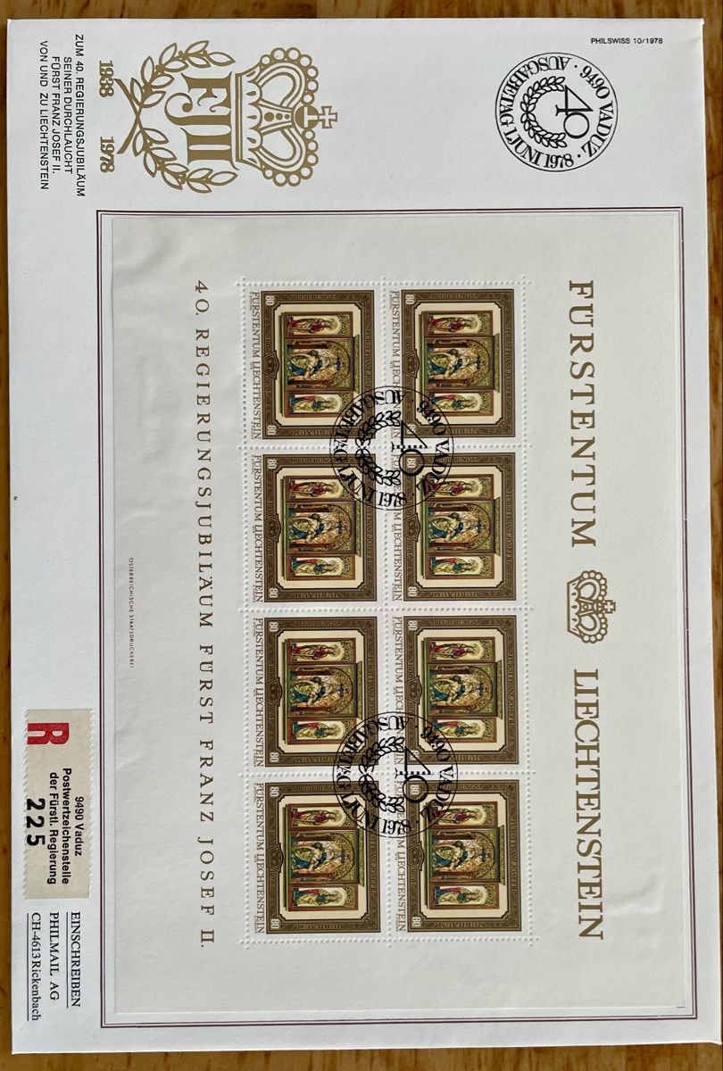 Tous les timbres: Liechtenstein schöne Sammlung – D'occasion à Rorschach par Ziltenera 7