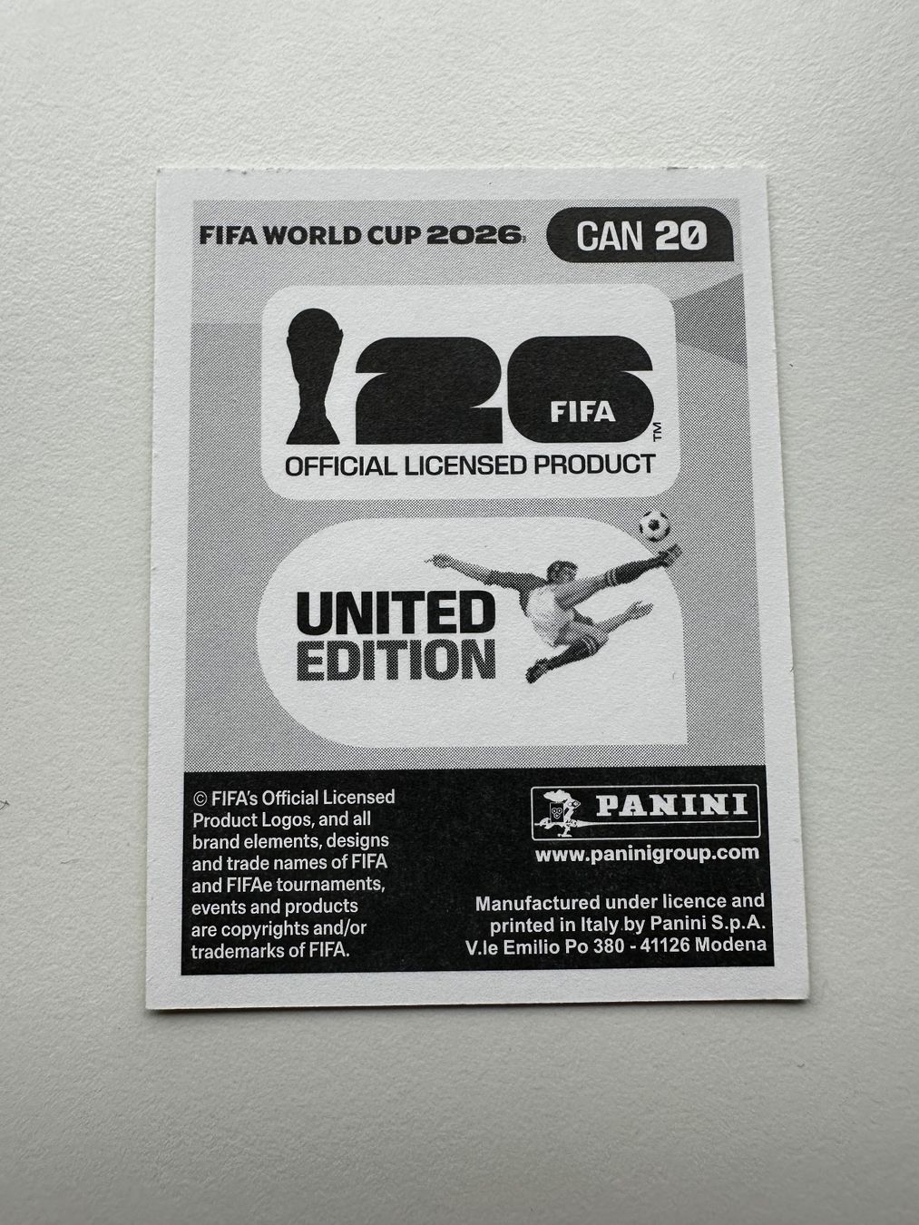 Panini Sammelbilder & Trading cards: Jonathan David sticker FIFA World Cup 2026 PANINI CAN 20 – Neu (gemäss Beschreibung) aus Zürich von karsumpel11 1