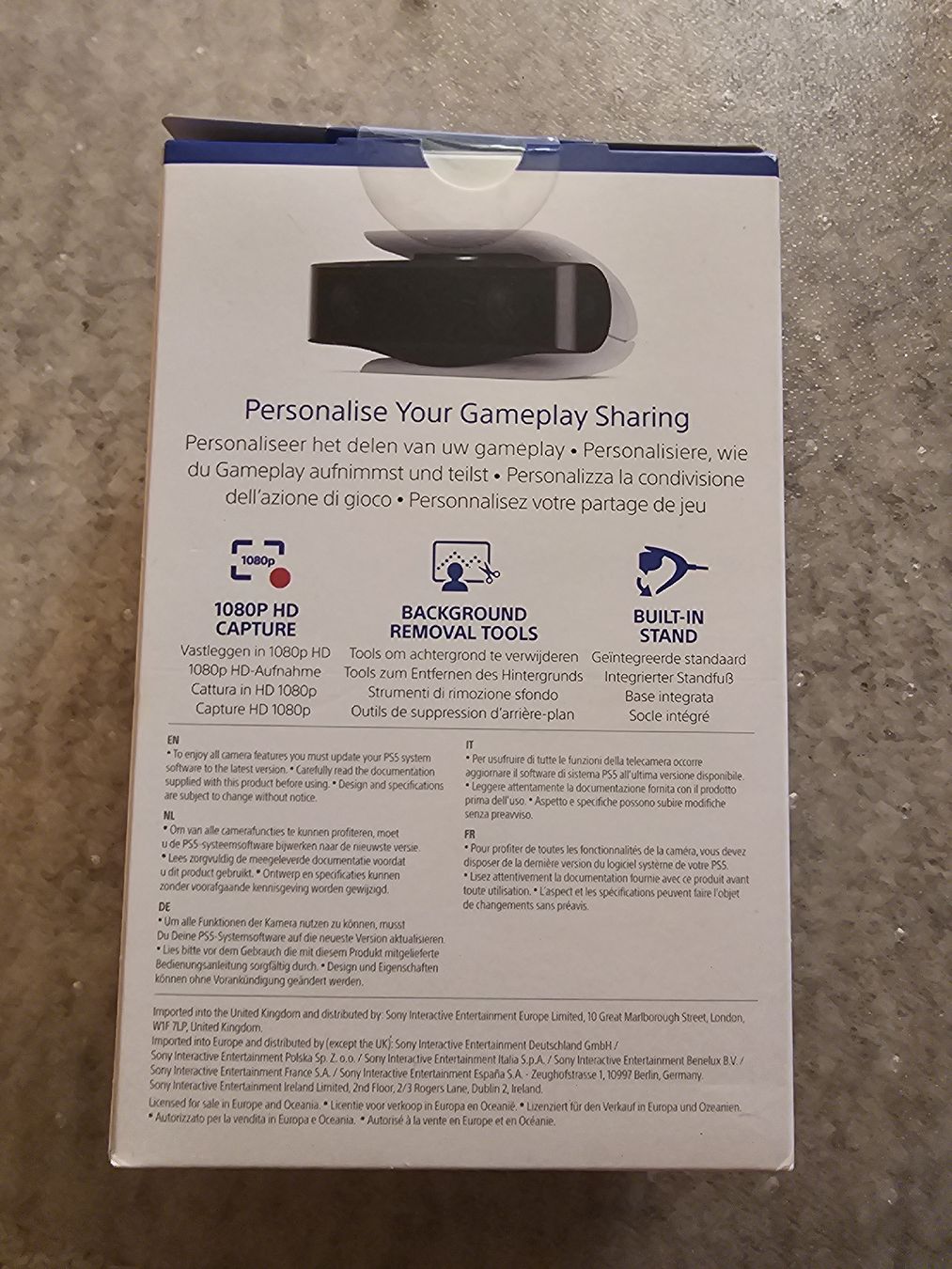 Sony Webcam: Caméra HD PlayStation 5 neuve – Nuovo e nell'imballaggio originale da Monthey venduto da gae_22w9 1