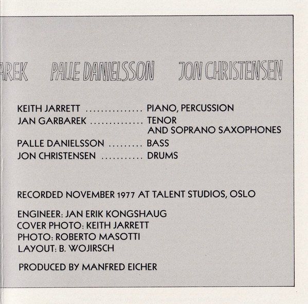 CD: Keith Jarrett – My Song - b – Usato da Brittnau venduto da Zibu 4