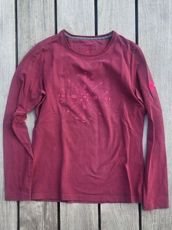 Mammut langarmshirt weinrot S