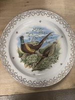 Porcelaine de Limoges 12 assiettes décor chasse 24cms
