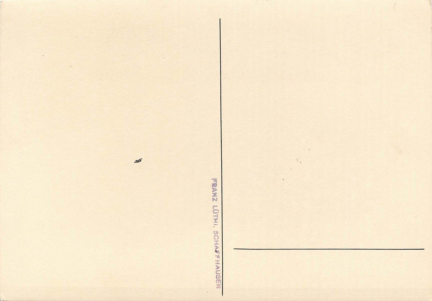 Cartoline postali: Franz Lüthi Schaffhausen G – Usato da Biasca venduto da Blenio71 1