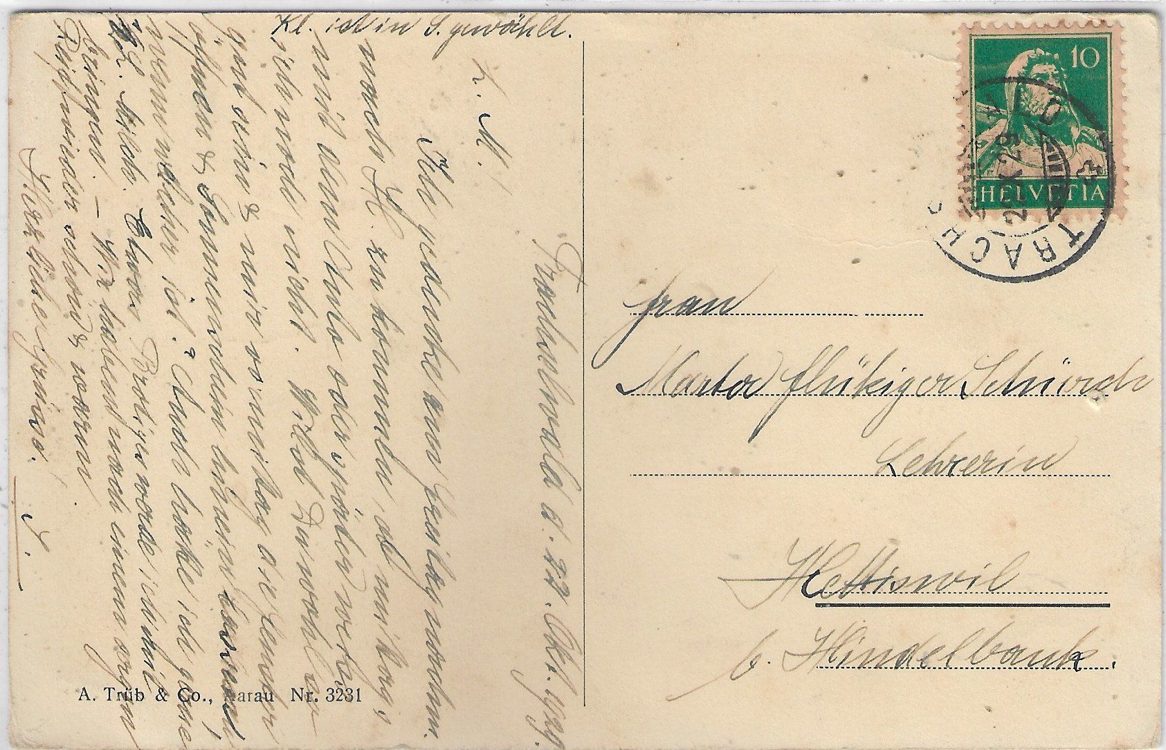 Cartoline postali: Schloss Trachselwald – Usato da Ettingen venduto da Kartenplanet 1