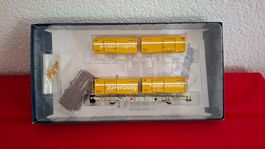Liliput : Postwagenset mit Containertragwagen, DC