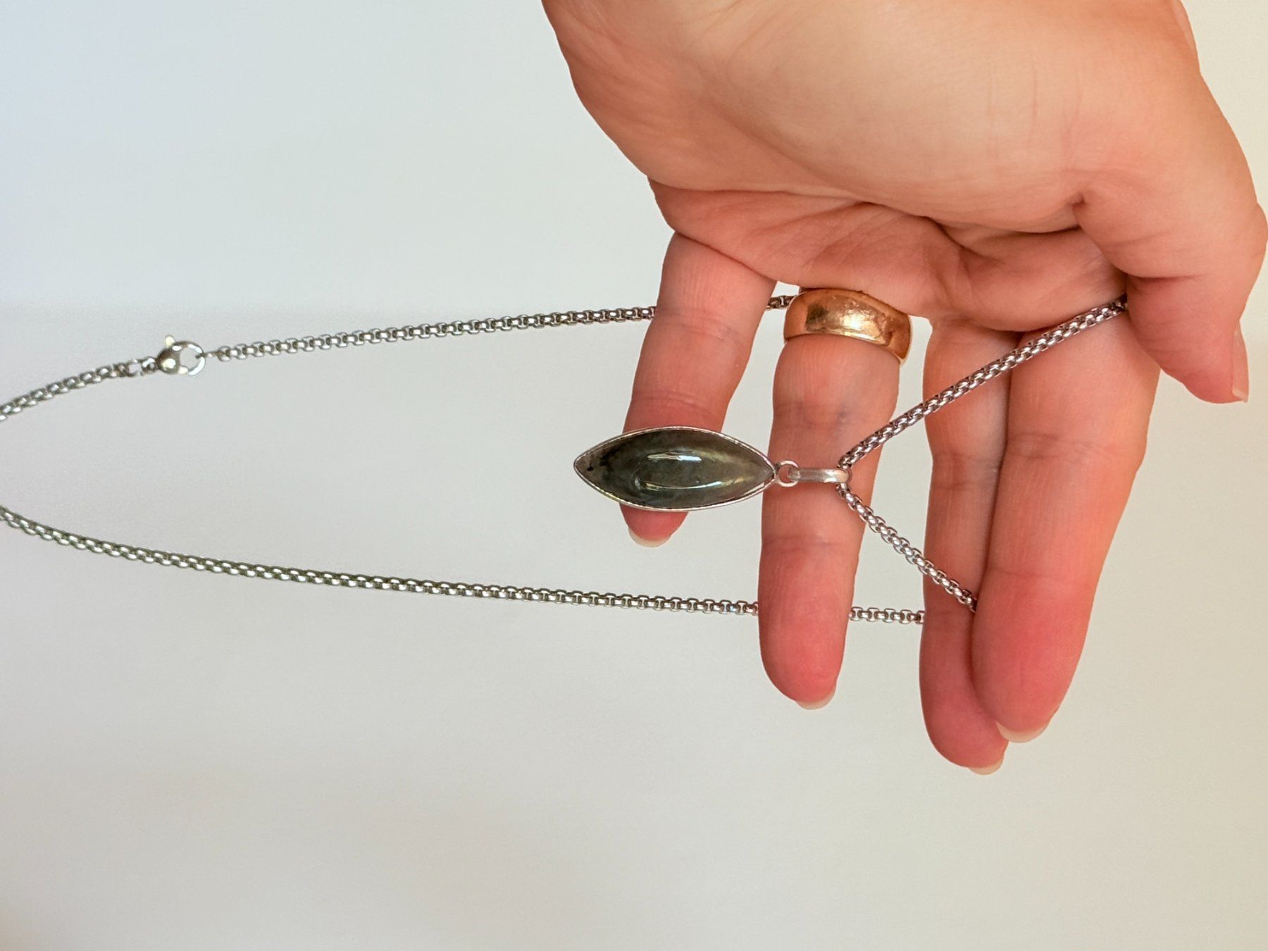 Catenine: Collier avec Labradorite – Nuovo e nell'imballaggio originale da Genève venduto da AWWA 5