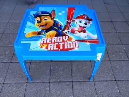Paw Patrol Kindertisch blau, wenig gebraucht-draussen ideal!