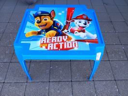 Paw Patrol Kindertisch blau, wenig gebraucht-ideal!