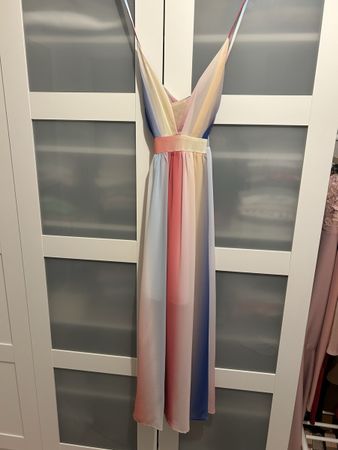 Sommerkleid lang mehrfarbig