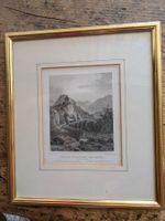 Bildstich, gerahmt vom Schloss Ortenstein am Rhein GR