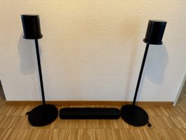 Sonos Home Cinema - Beam + 2 Sonos One SL + 2 Sonos Stands