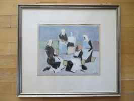 Carl Roesch 1884-1979 original Aquarell