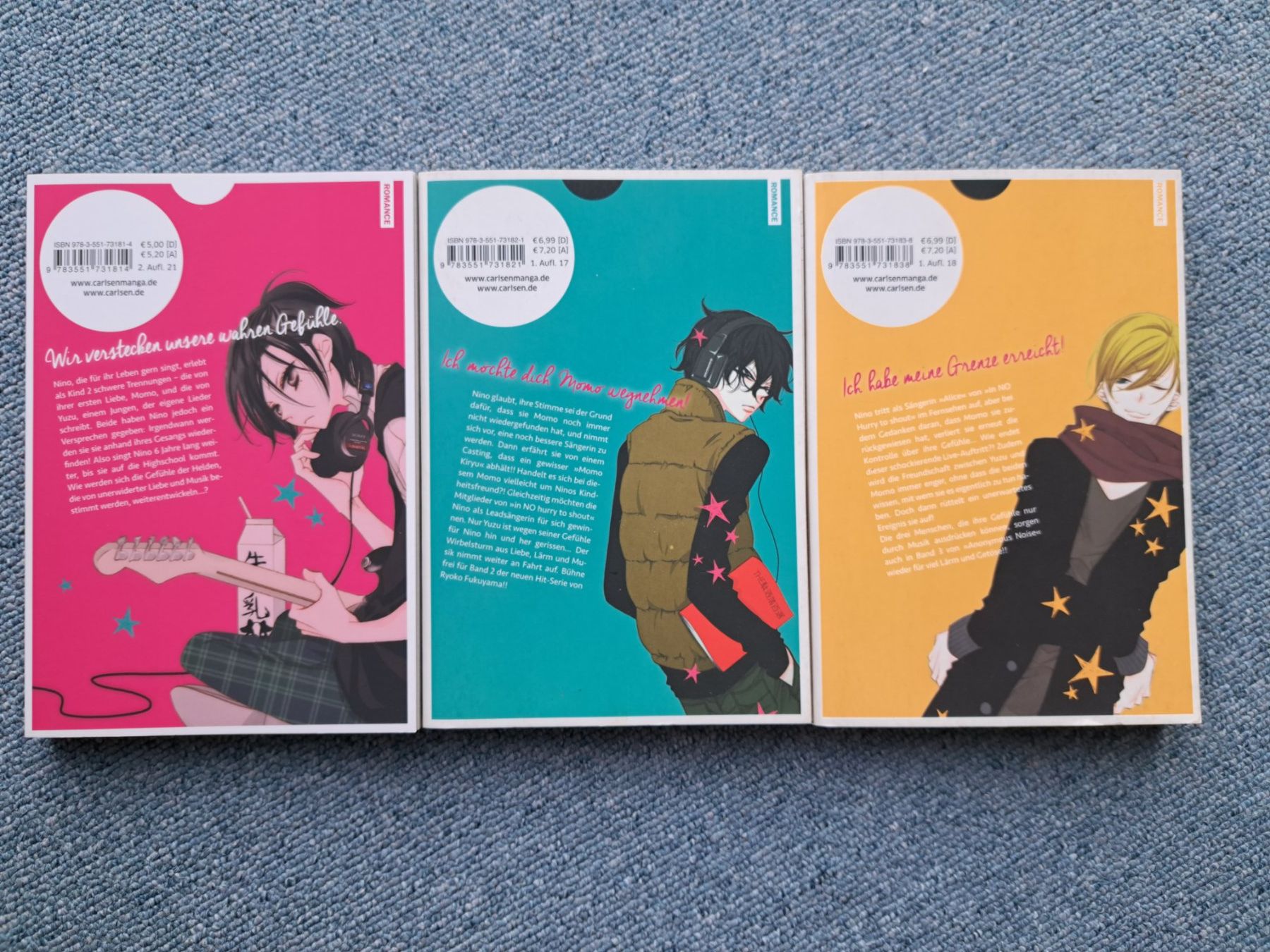 Fumetti: Anonymous Noise 1-3 Manga – Usato da Killwangen venduto da KIANA08 1
