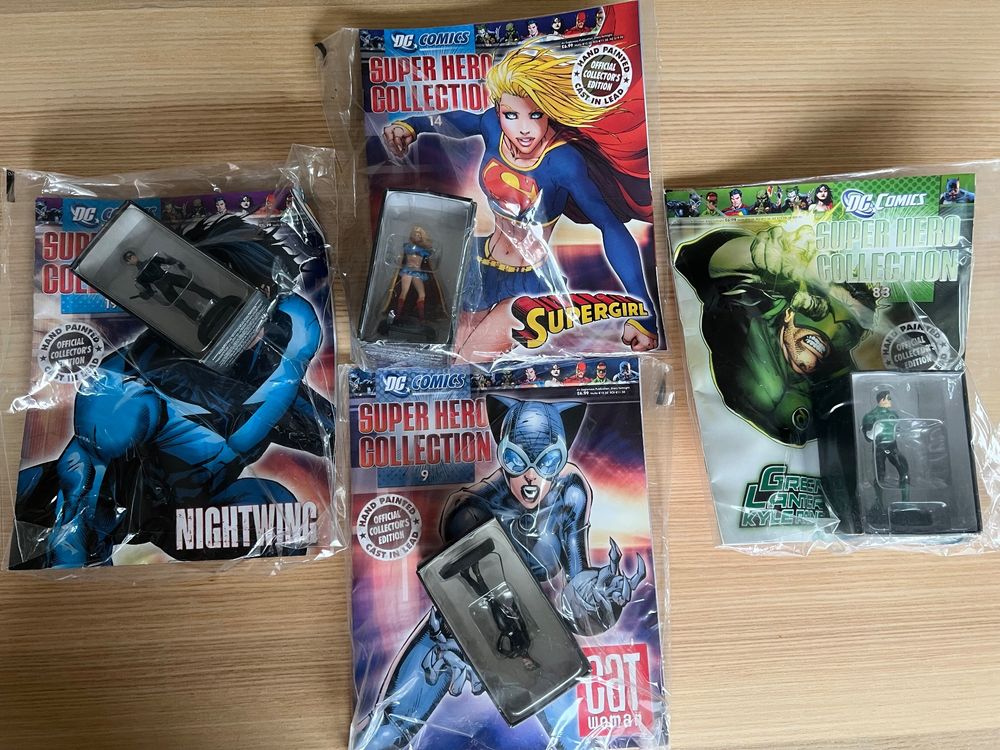 DC Comics Super Hero Collection: 4 Figuren OVP (Neu und