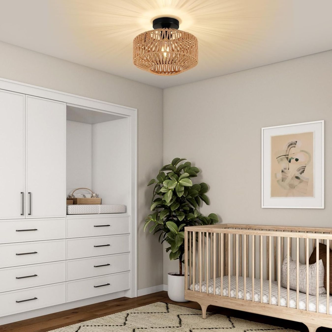 Lampadari & plafoniere: Deckenleuchte aus Ratta – Nuovo e nell'imballaggio originale da Gränichen venduto da omniadeals 2