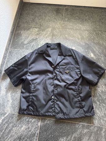 Prada Re-Nylon Hemd Black