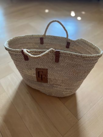 Strohtasche Strandkorb