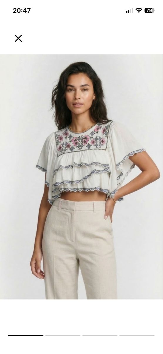 Isabel Marant Camicette: Isabel Marant Bluse weiss mit Stickungen neu – Nuovo e nell'imballaggio originale da Dittingen venduto da nje_9nlt 7