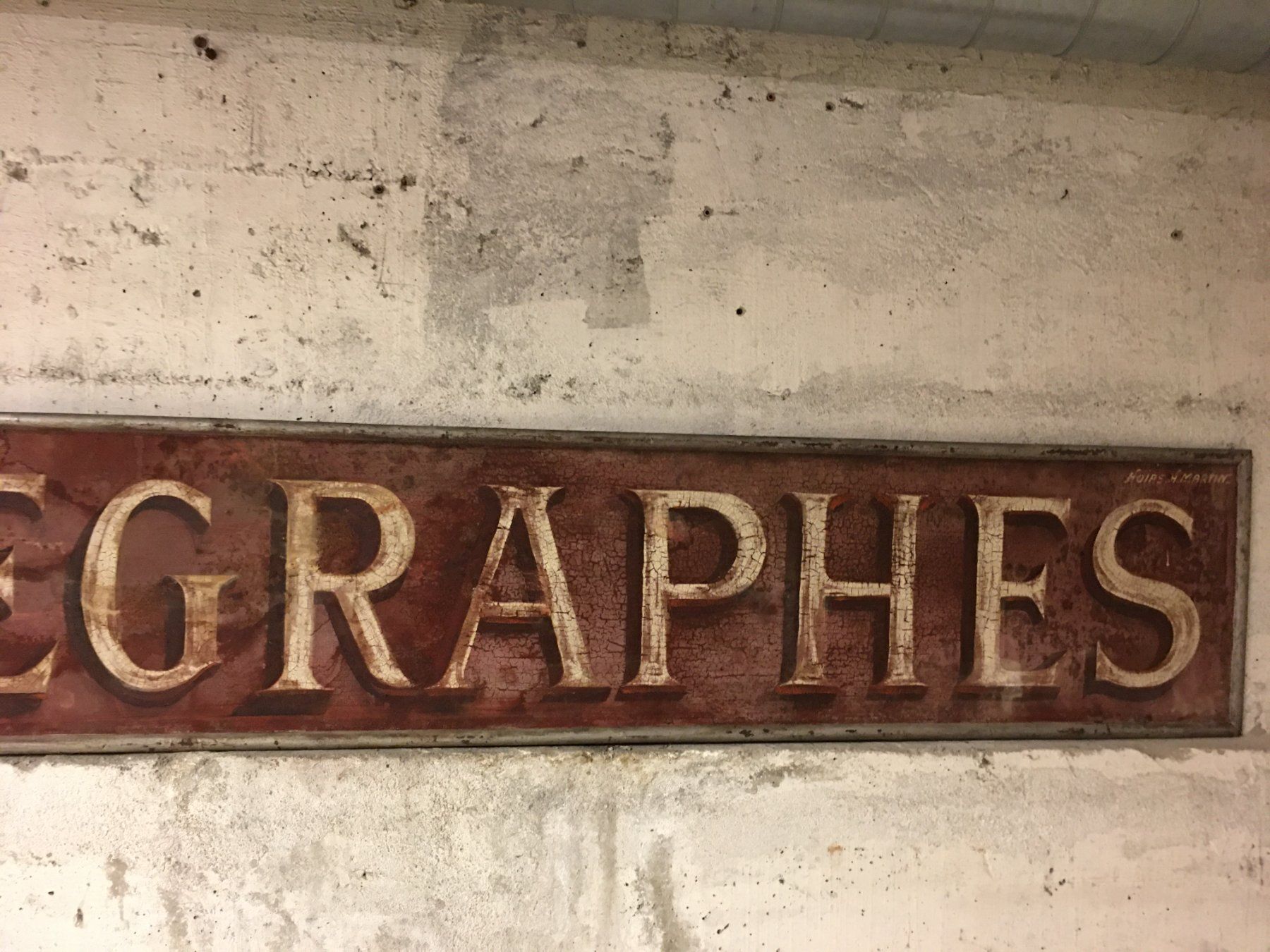 Insegne: PTT Schild alt original – Usato da Renens venduto da brutus18 3