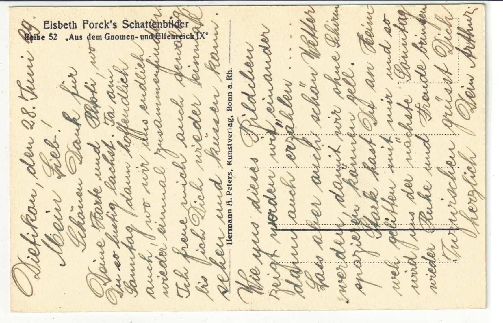 Cartes postales: Binsenweisheit - Elsbeth Forck's Schattenbilder – D'occasion à Ettingen par Kartenplanet 1