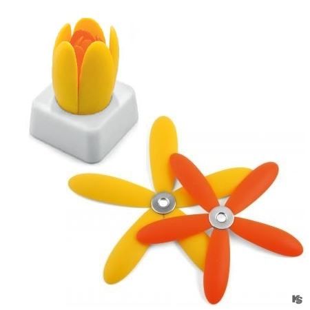 Sottobicchieri: Topfuntersetzer im Tulpen Design, WEIS – Nuovo e nell'imballaggio originale da Wettingen venduto da kochshop 1