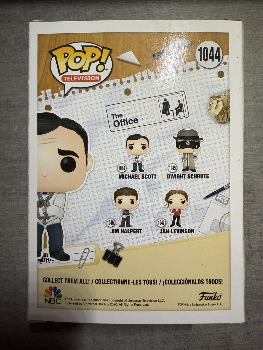 Funko Statuette: Funko Pop Michael Scott 1044 The Office ungeöffnet – Nuovo e nell'imballaggio originale da Pratteln venduto da niisam 1