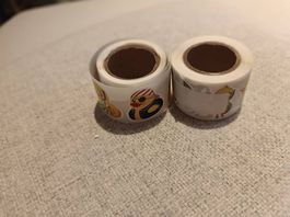 2 Enten Kleber/Sticker Rollen