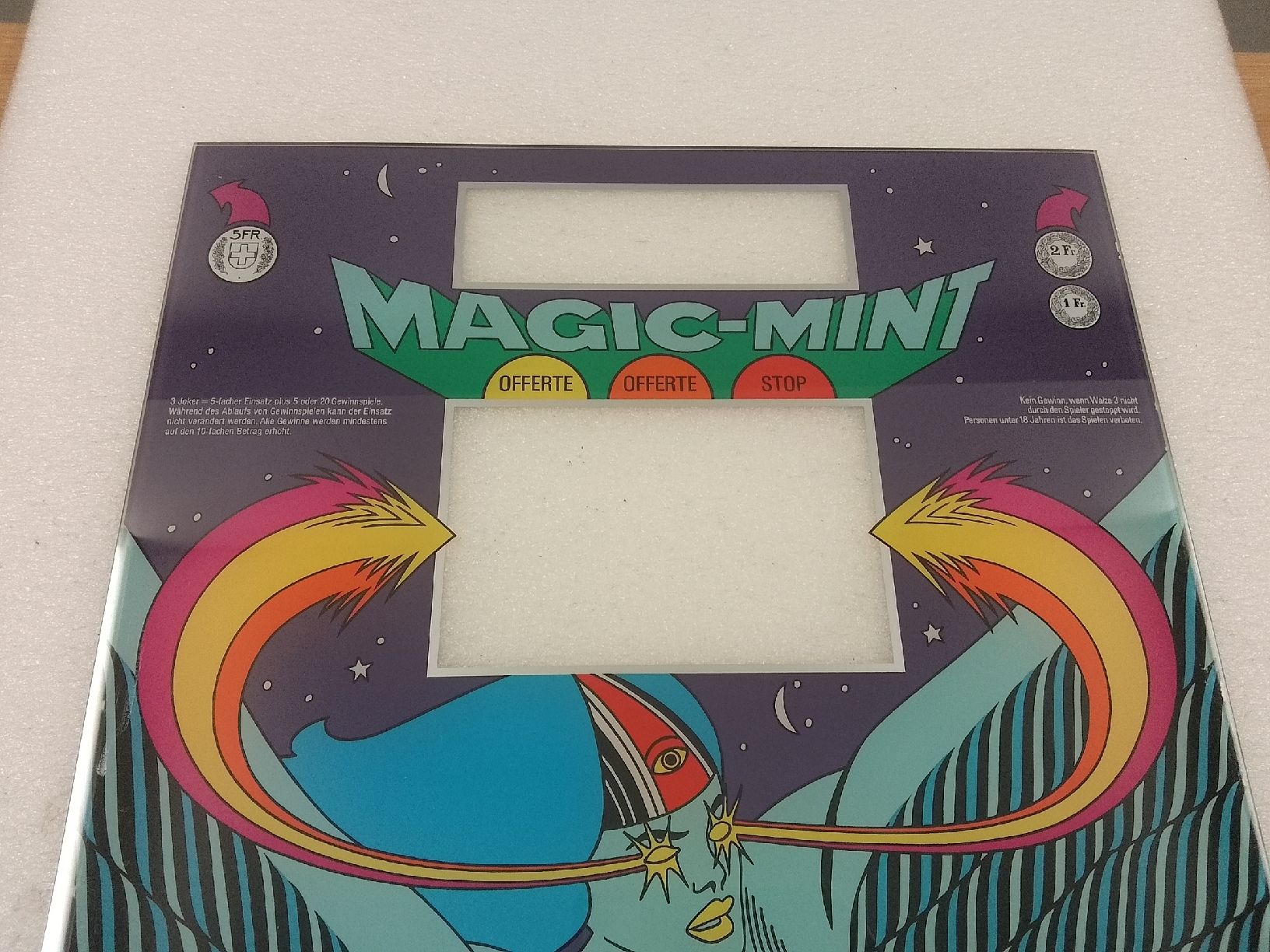 Spielautomaten: Magic-Mint Scheibe  Gewinnspielautomat – Defekt aus Trubschachen von Caddy8 1
