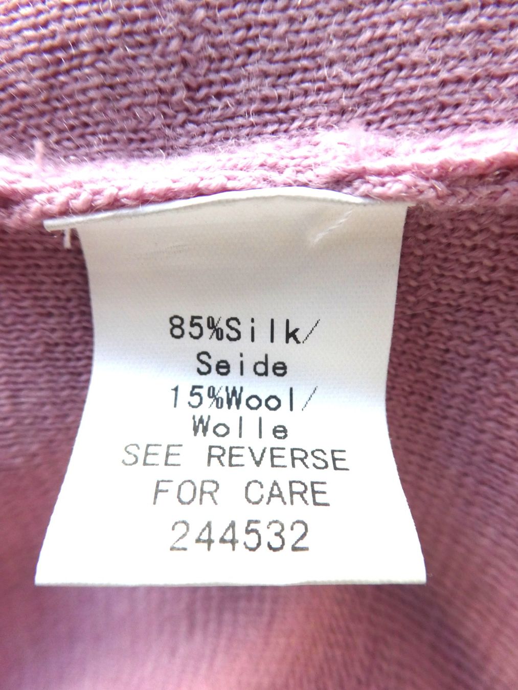 Tops: DUE PER DUE Top Seiden / Wolle, Gr. 40 – Gebraucht aus Berneck von chouchou1415 4