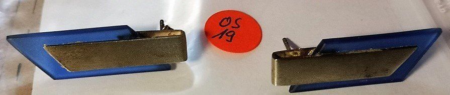 Orecchini pendenti & Orecchini a lobo: Ohrstecker Glas blau Silber  (OS19) – Nuovo (secondo la descrizione) da Lutzenberg venduto da Pinschi01