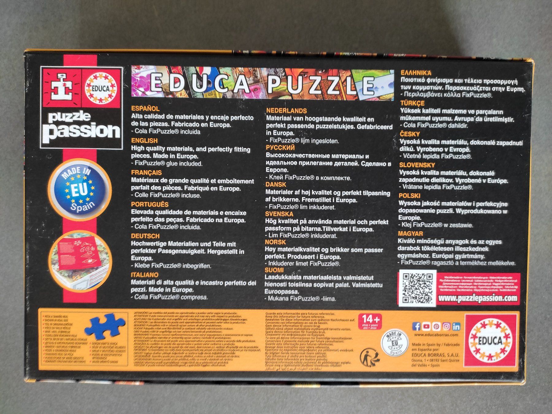 Educa Puzzle: (03) Educa Miniature, Cans, 1000 Teile – Usato da Luzern venduto da Hallo13 2