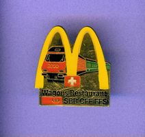 SBB + Mc Donalds  Wagons Restaurant