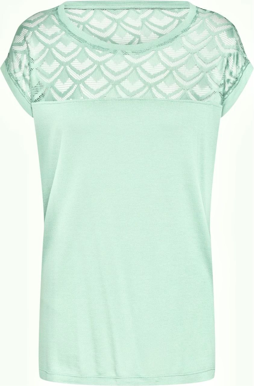 Only T-Shirts: T-shirt only mit Spitzen Gr. XS mint – Gebraucht aus Grünen von Coia