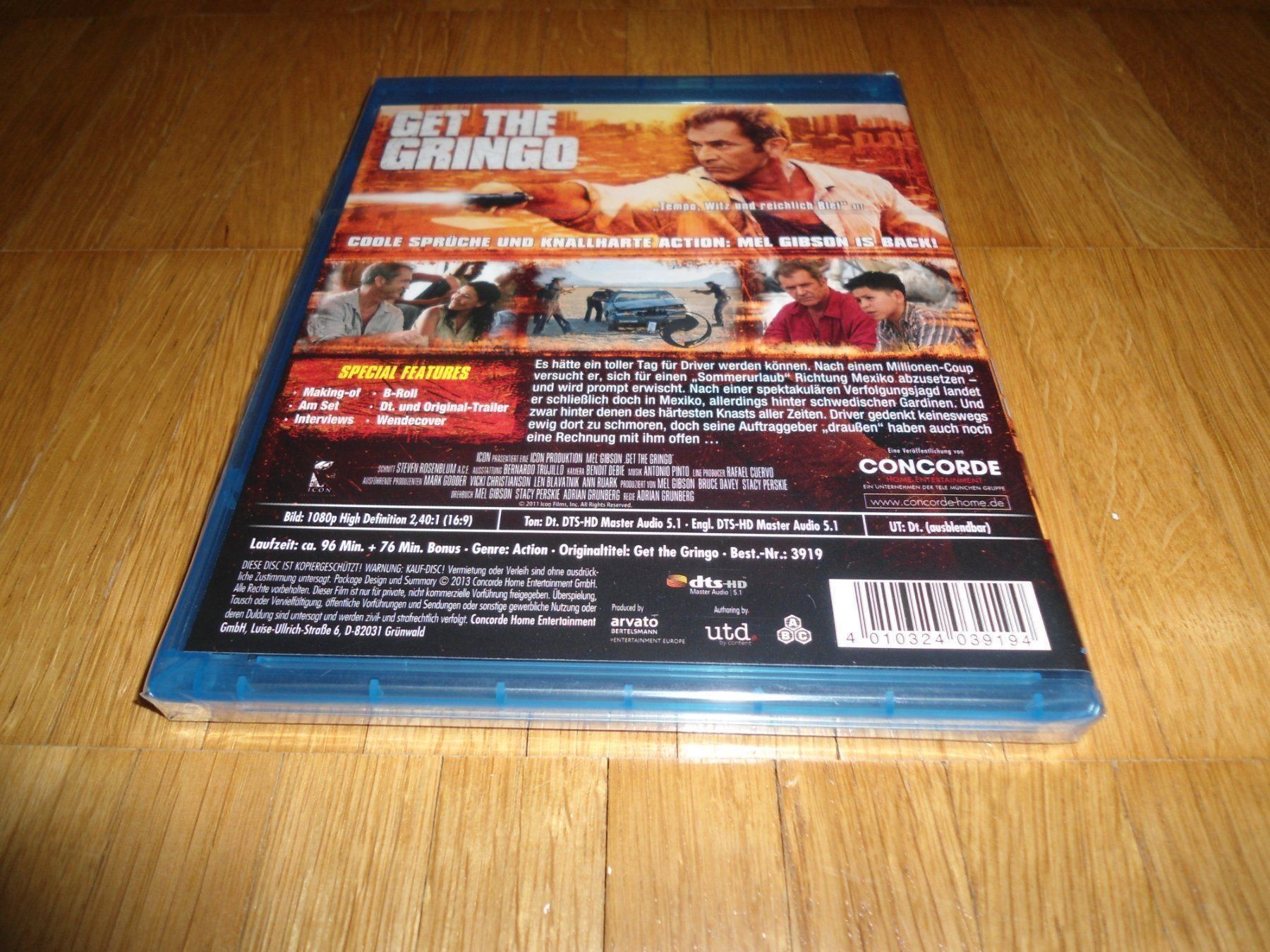 Tutti i DVDs: Get the Gringo - BLU-RAY - UNCUT – Nuovo e nell'imballaggio originale da Basel venduto da havsok 1