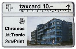 Chromos AG - seltene Firmen Taxcard