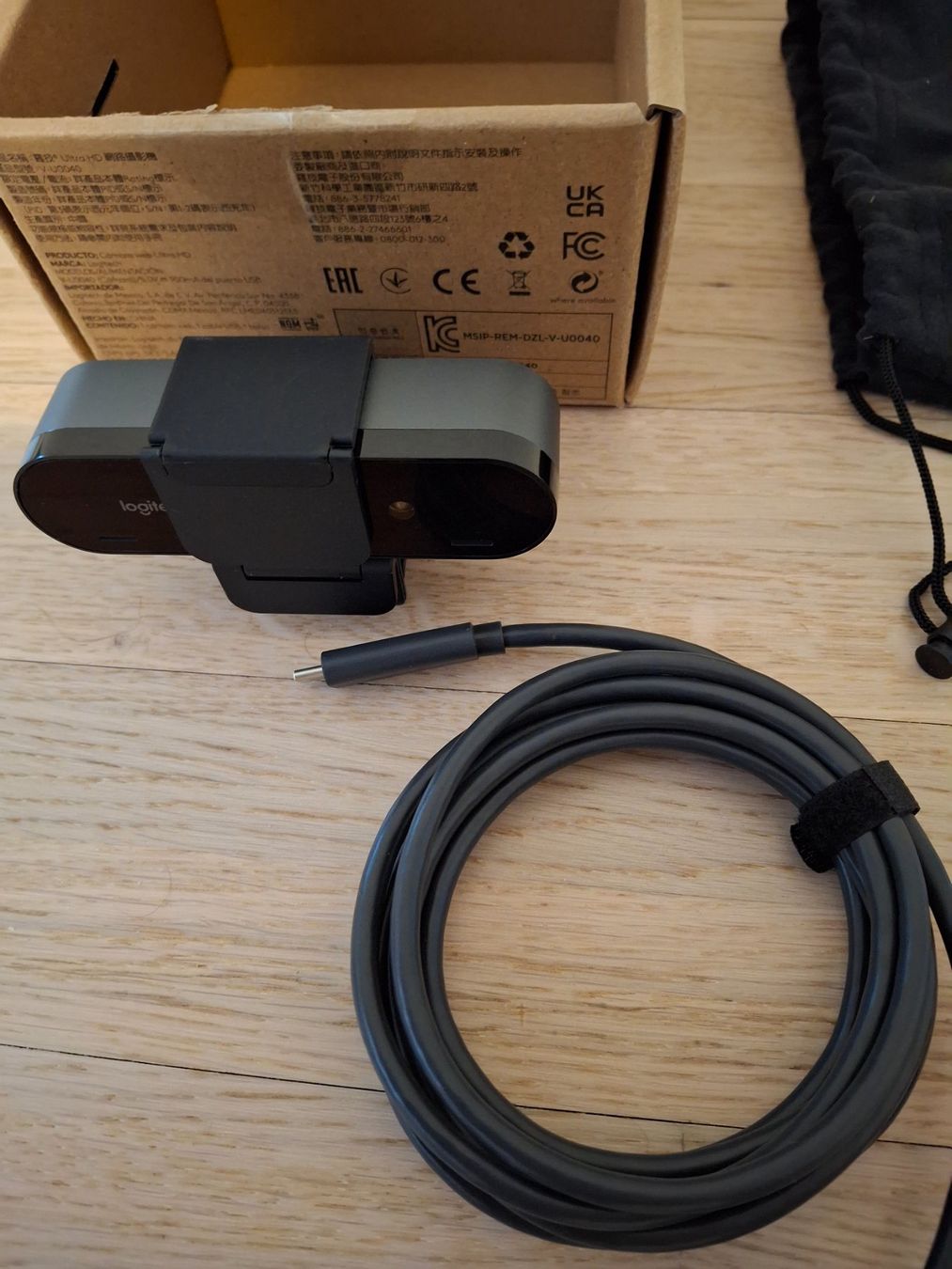 Logitech Webcams: Logitech BRIO 4K Ultra HD Pro Webcam neuwertig – Neu (gemäss Beschreibung) aus Dietikon von Hwengi 2