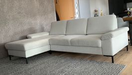 Ecksofa mit Bettfunktion beige 260cm guter Zustand