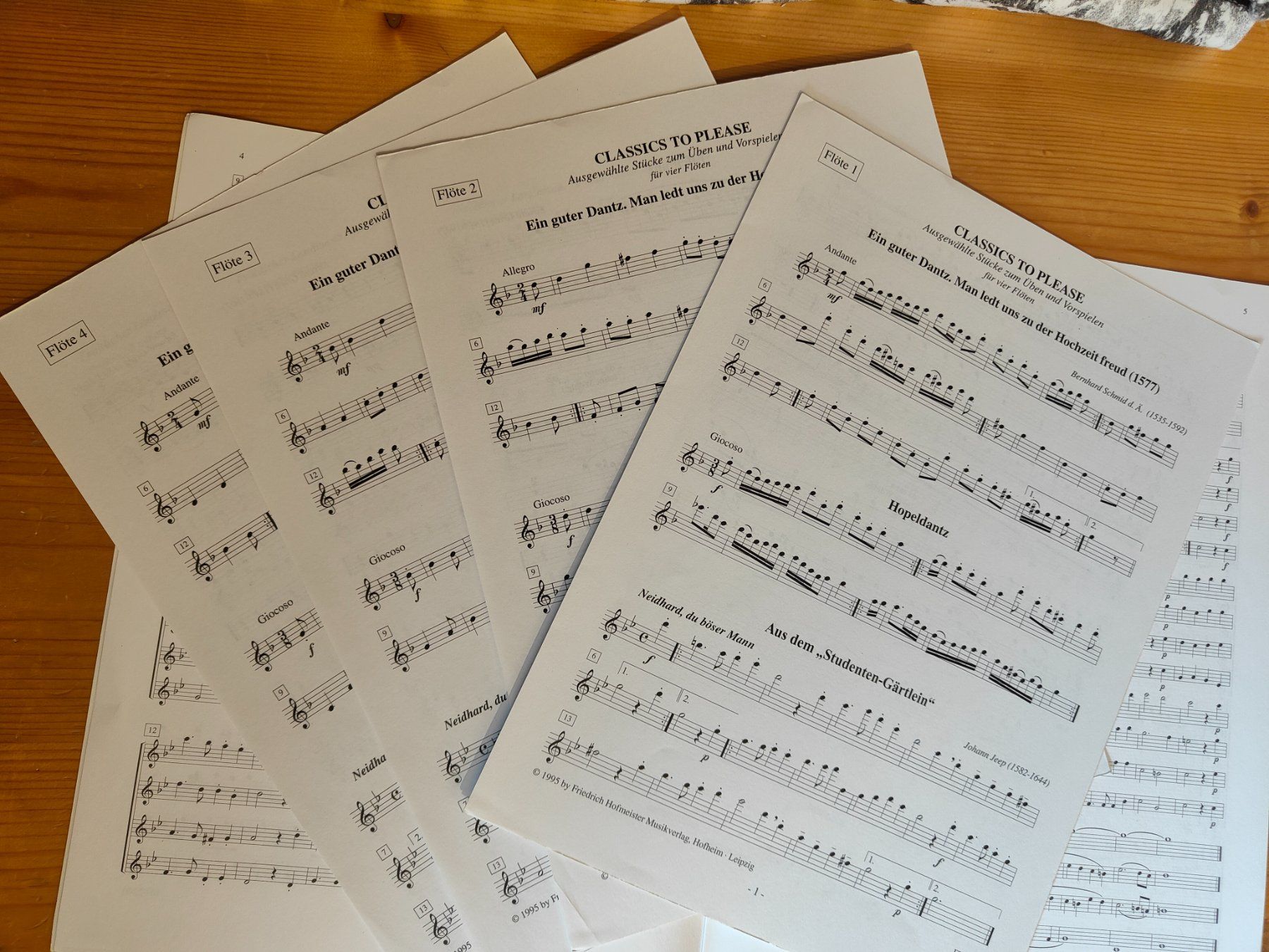 Libri: Noten für 4 Querflöten Classics to Please – Nuovo e nell'imballaggio originale da Davos-Platz venduto da musikhauskollegger 2
