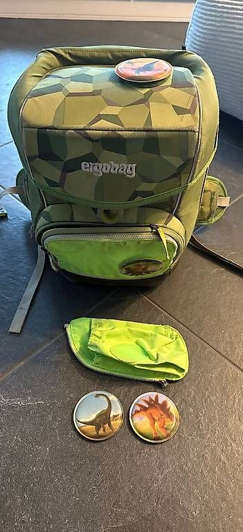 Kindertaschen: Schulrucksack Ergobag Dinos – Gebraucht aus Hütten von Mber80